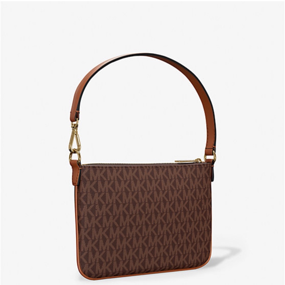 MICHAEL KORS - Jet Set Small Signature Logo Convertible Wristlet - Picture 4 of 5